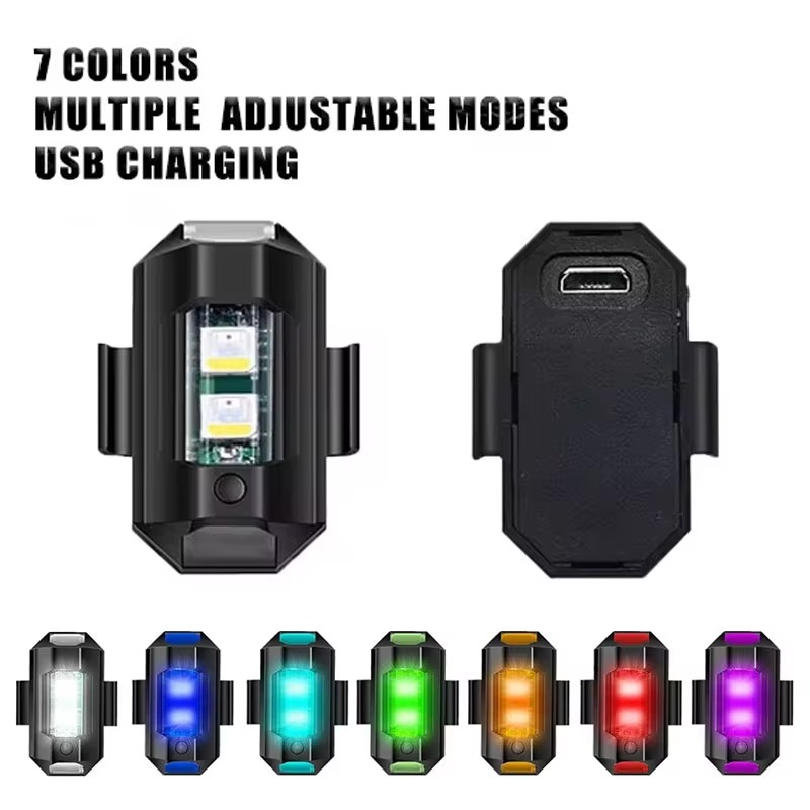 Drone Strobe Light - Luzes Estroboscópicas LED Universais para Motocicleta,