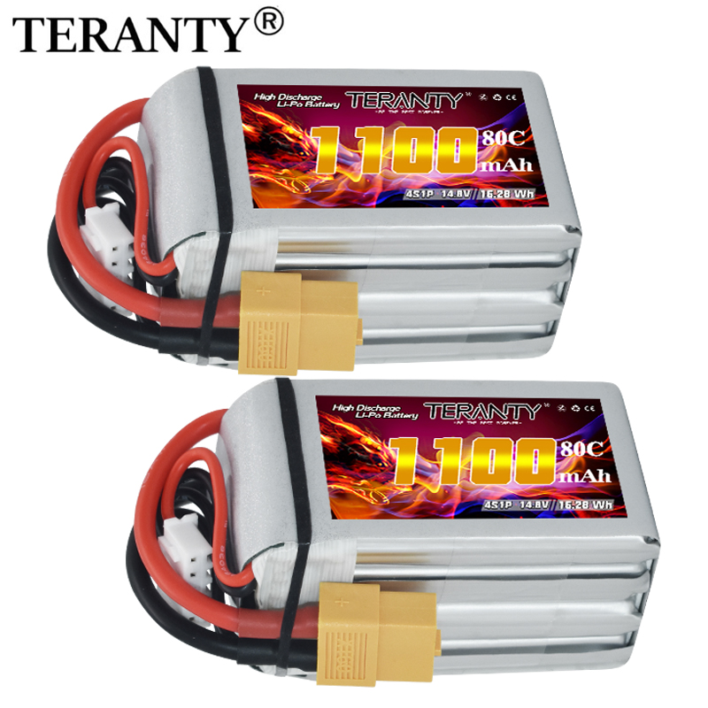 Drone Power Bank - Bateria Lipo TERANTY 4S 1100mAh 80C/160C