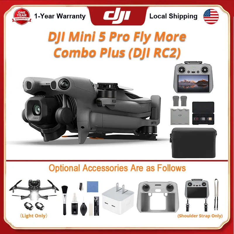 DJI Mini 5 Pro Fly More Combo  - Drone Strobe Light avaliação e preço